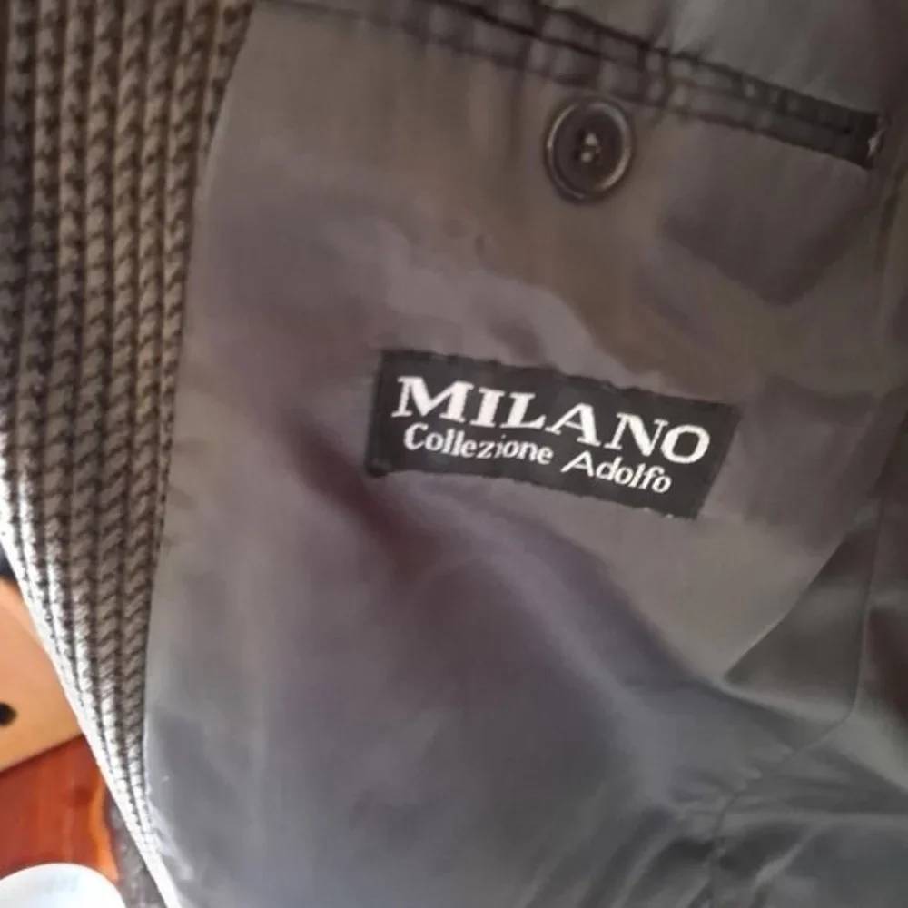 MILANO Collezione Adolfo Brown Blazer Size 40R‎